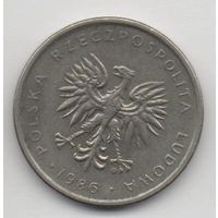 10 злотых 1986 Польша.