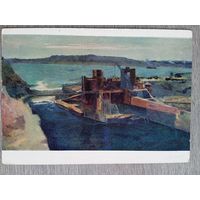 1958. соцреализм. Крайнев. Водосброс на Туломской гидроэлектростанции