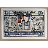 Германия, нотгельды, 75 пфеннигов 1921 год, Гернроде-Харц, 423.4a, РВ вар. 3. #6*