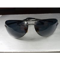 Очки в металлической оправе формы Авиатор с тёмными линзами.Предсезонная распродажа Винтажных солнцезащитных очков с рубля !