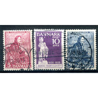 Дания - 1938г. - Бертель Торвальдсен, скульптор - 3 марки - полная серия, гашёные [Mi 247-249]. #3-WB-99-B-1