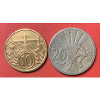 Чехословакия 2 монеты