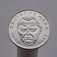 ФРГ 2 марки 1990 F Людвиг Эрхард, 40 лет Федеративной Республике (1948-1988)