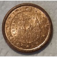 Испания 1 евроцент, 2009 (14-16-19)