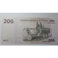 Конго, 200 франков 2013 г. Серия ND J. UNC.