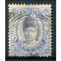 Британские колонии - Султанат Занзибар - 1908/09г. - султан Али ибн Хамуд, 15 с - 1 марка - гашёная [Mi 93]. #4-B5-114-A-1