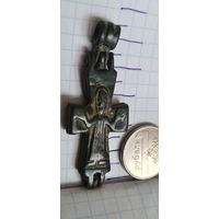 С 1 РУБЛЯ ! БОЛЬШОЙ НАТЕЛЬНЫЙ ДВУХСТОРОННИЙ КРЕСТ МОЩЕВИК ЭНКОЛПИОН