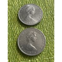 Остров Мэн 10 новых пенсов 1975 г ( верхняя )