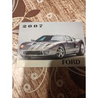 Календарик,реклама,2007