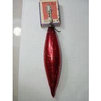 Игрушка на ёлку , Сосулька , винтаж , стекло , СССР . С 80 копеек