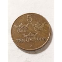Швеция 5 оре 1941