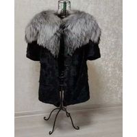 Жакет/жилет с коротким рукавом. Норка -44. ЛЮКС!