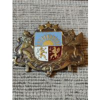 Кокарда Латвии. Армия. Ранняя.