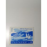 Болгария 1970 Яхты и отель "Доростор" на курорте Албена.