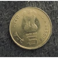 Индия 5 рупий 2010 100 лет со дня рождения Матери Терезы UNC