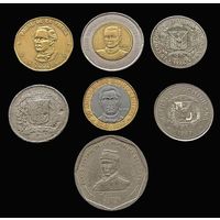 7 МОНЕТ ДОМИНИКАНСКОЙ РЕСПУБЛИКИ