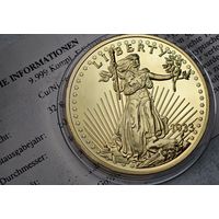 Позолота  , настольная медаль