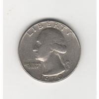 Квотер (25 центов) США 1970 D Лот 0602