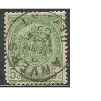 Бельгия. Национальный герб. 1893г. Mi#52.
