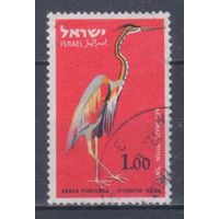 [2076] Израиль 1963. Фауна.Птицы.Цапля. Гашеная марка.