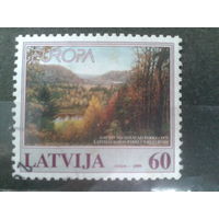 Латвия, 1999. Европа. Природа и национальные парки. Mi-3,00 евро гаш.