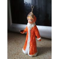 Ватная елочная игрушка