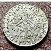 Польша 50 грошей, 1938    ( 1-5-4 )