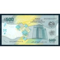 Центральные Африканские Штаты (ЦАШ) 500 франков 2020 год, UNC