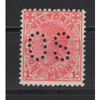 1905 Виктория /Victoria** 1 penny Queen Victoria, служебная марка
