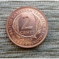 Werty71 Восточные Карибы 2 цента 1965 Карибские острова государства