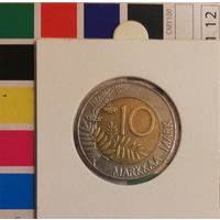 Финляндия 10 марок 1993 в холдере