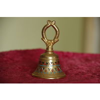 Колокольчик латунный   ( диаметр 5,3 см , высота 9 см )