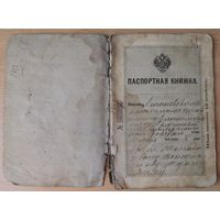 Российский паспорт 1909 г., Лунинец