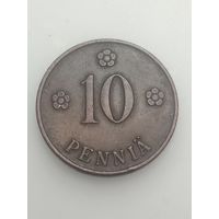 Финляндия 10 пенни 1921 года .