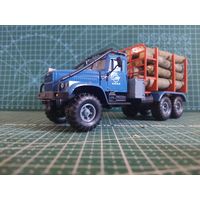 Масштабная модель КраЗ 255В Сортиментовоз Масштаб 1/43 конверсия