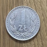 Монета Польши 1 Злотый 1986 г.
