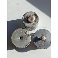 Крышки от фляг РККА и Вермахта.