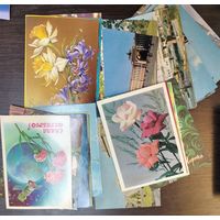 Винтажный большой лот открыток СССР