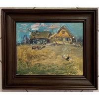 Юзвук В.С. Картон, масло. Размер 18х24 см.