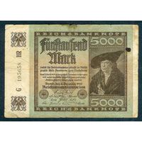 Германия 5000 Марок 1922 год.