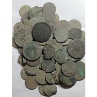 Лот монет вкл,90 шт. +Солид Эльблонга,двуденарий