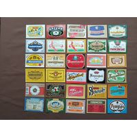 Пивные этикетки по рублю, цена за 1 шт., можно рассчитываться рос рублями, даже железными, ю-907-18 (3868)