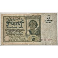 Германия 5 рентенмарок 1926 г.