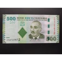 Танзания. 500 шиллингов (образца 2010 года, P40, UNC)