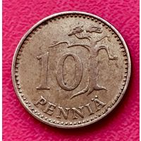 10-13 Финляндия, 10 пенни 1972 г.