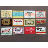 Старые венгерские пивные этикетки по смешной цене, цена за 1 шт., см. описание лота, ю-913 (3419)