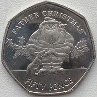 Гибралтар 50 пенсов 2019 г. Рождество