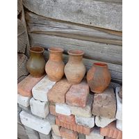 Старинные "Крестьянские кувшины" глина, целые, поштучно,  для антуража!