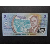 2 тала 1990 года. Самоа. Полимер. UNC