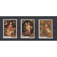 Живопись. Острова Кука. 1986. 3 марки. Michel N 1125-1127 (11,0 е)